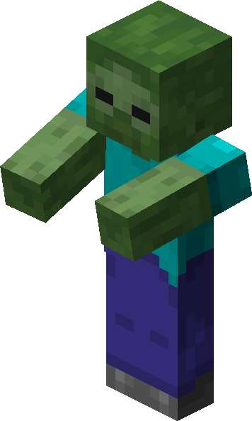 Zombie Minecraft mob